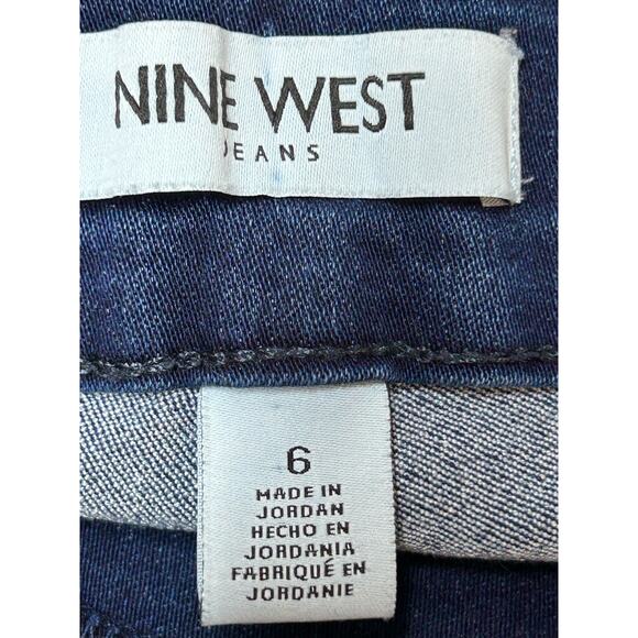 Nine West Women's Heidi‎ Pull-On Skinny Crop Jeans - Size 6 - Picture 3 of 10